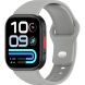 Ремешок UniCase Silicone Strap для Xiaomi Redmi Watch 6 / 6 Active / 6 Lite / 5 / 4 - Light Grey (391406LH). Фото 2 из 8