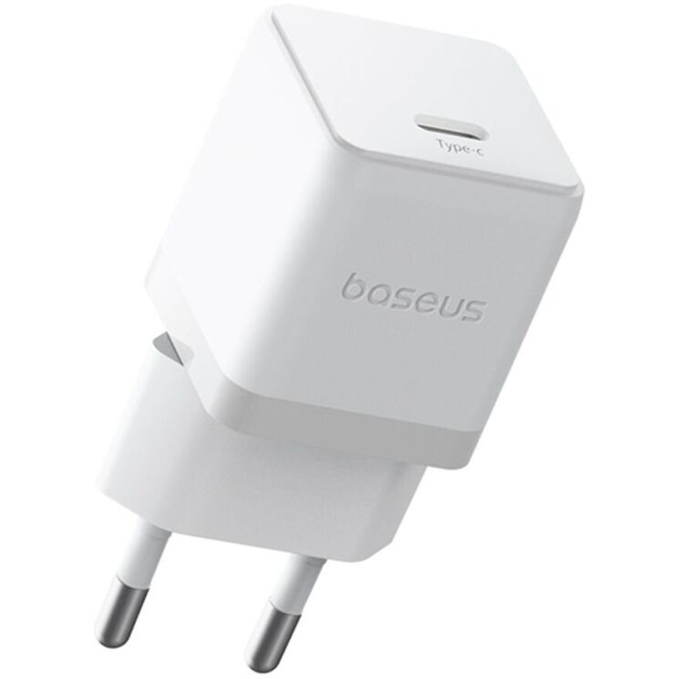 Сетевое зарядное устройство Baseus Palm 1C (30W) + кабель Type-C to Type-C (P10111605213-01) - White: фото 4 из 19