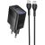 Сетевое зарядное устройство Hoco CS113A Lounge PD40W (Type-C) + кабель Type-C to Type-C - Black: фото 1 из 5