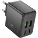 Сетевое зарядное устройство Hoco CS18A PD45W 2C+2U - Black (960211B). Фото 2 из 8