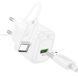 Мережевий зарядний пристрій Hoco CS52A QC3.0 18W (1USB) + кабель USB to Type-C - White (960186W). Фото 4 з 7