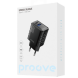 Сетевое зарядное устройство Proove Speed Surge 20W (USB + Type-C) - Black (346177B). Фото 2 из 3