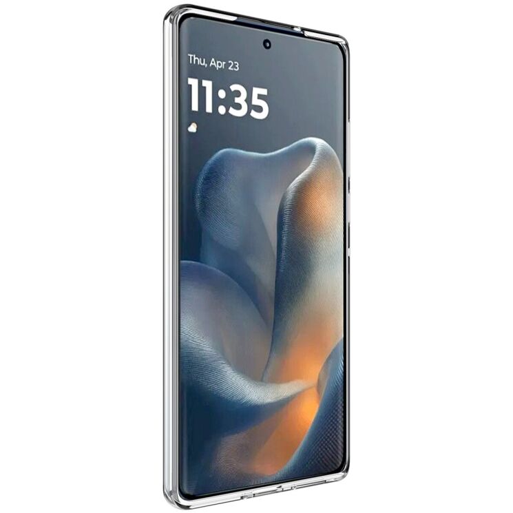 Силіконовий (TPU) чохол IMAK UX-5 Series для Motorola Edge 50 Fusion - Transparent: фото 2 з 7