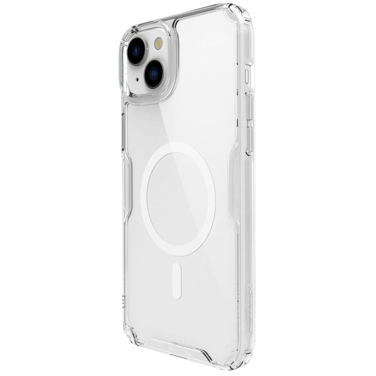 Силиконовый чехол NILLKIN Nature TPU Pro Magnetic для Apple iPhone 15 - Transparent: фото 4 из 20