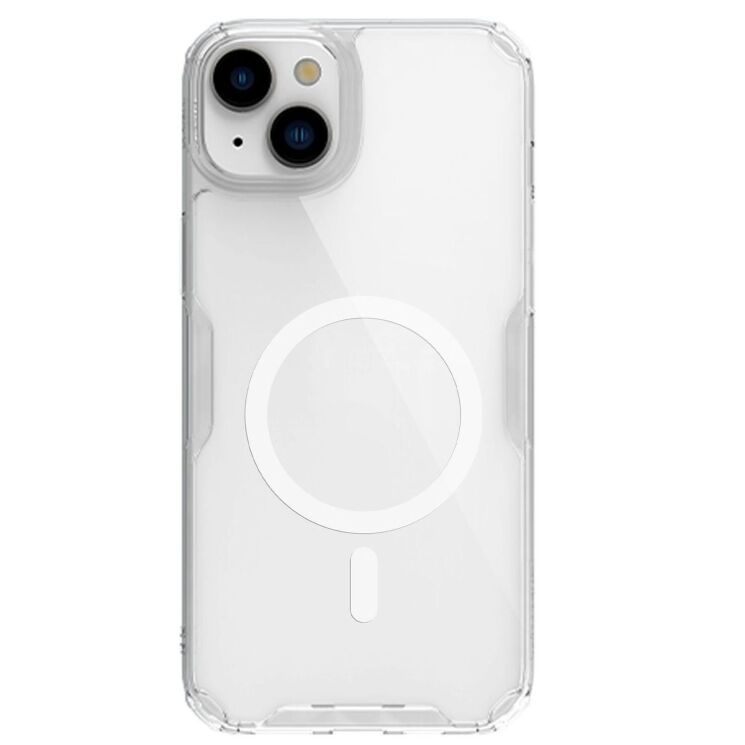 Силиконовый чехол NILLKIN Nature TPU Pro Magnetic для Apple iPhone 15 - Transparent: фото 1 из 20