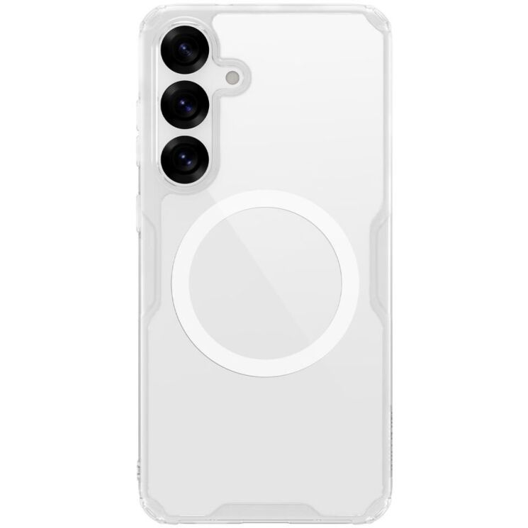 Силіконовий чохол NILLKIN Nature TPU Pro Magnetic для Samsung Galaxy S25 Plus (S936) - White: фото 1 з 14