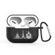 Силиконовый чехол UniCase Black Style для AirPods Pro - Paris Night Scene (263216B). Фото 1 из 6