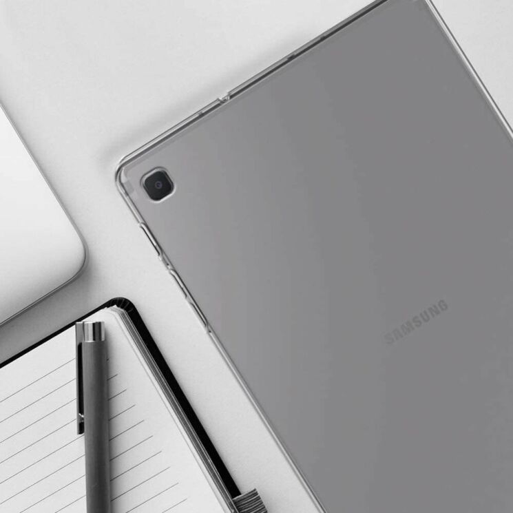 Силиконовый чехол Deexe Silicone Fit для Samsung Galaxy Tab S6 lite / S6 Lite (2022/2024) - Black: фото 2 из 7
