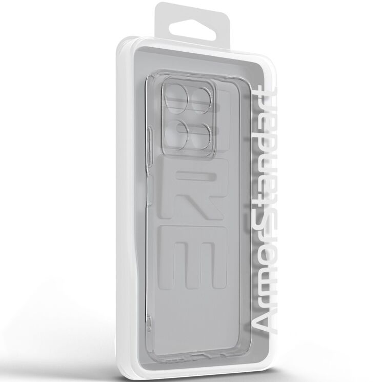 Силіконовий (TPU) чохол ArmorStandart Air Series для Motorola Moto G17 Power - Transparent (408413T) Силіконовий (TPU) чохол ArmorStandart Air Series для Motorola Moto G17 Power - Transparent: фото 3 з 6