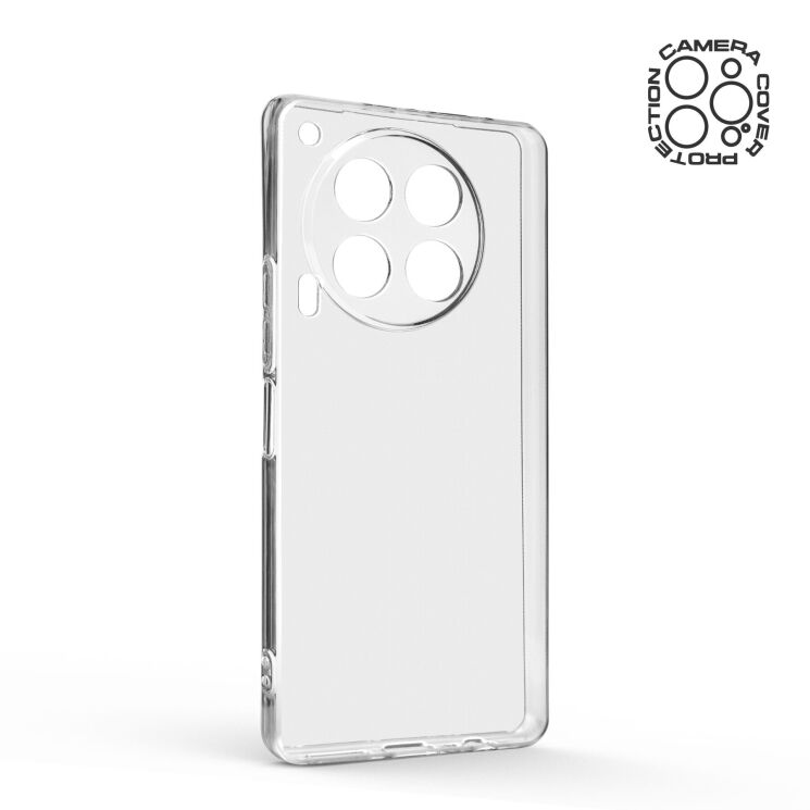 Силиконовый (TPU) чехол ArmorStandart Air Series для TECNO Camon 30 (CL6) - Clear: фото 2 из 6