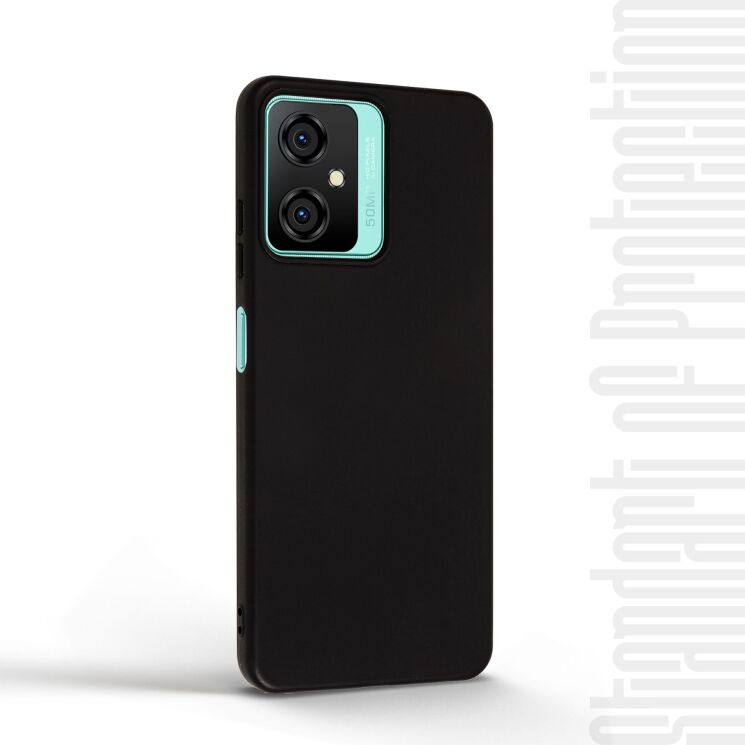 Силиконовый (TPU) чехол ArmorStandart Matte Slim Fit для BlackView Oscal C70 - Black: фото 2 из 5