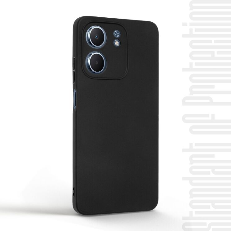 Силіконовий (TPU) чохол ArmorStandart Matte Slim Fit для OPPO A5x - Black: фото 2 з 5
