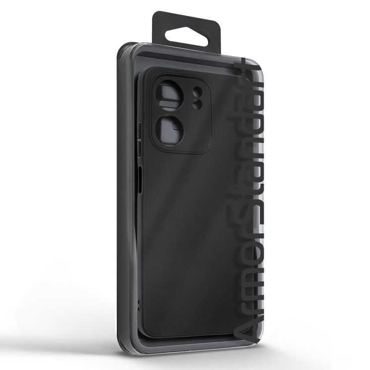 Силіконовий (TPU) чохол ArmorStandart Matte Slim Fit для OPPO A5x - Black: фото 5 з 5