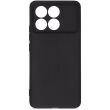 Силиконовый (TPU) чехол ArmorStandart Matte Slim Fit для Xiaomi Poco F6 Pro - Black (354923B)