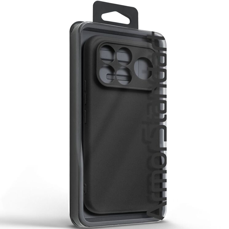 Силиконовый (TPU) чехол ArmorStandart Matte Slim Fit для Xiaomi Poco F9 Ultra - Black (430145B) Силиконовый (TPU) чехол ArmorStandart Matte Slim Fit для Xiaomi Poco F9 Ultra - Black: фото 3 из 5