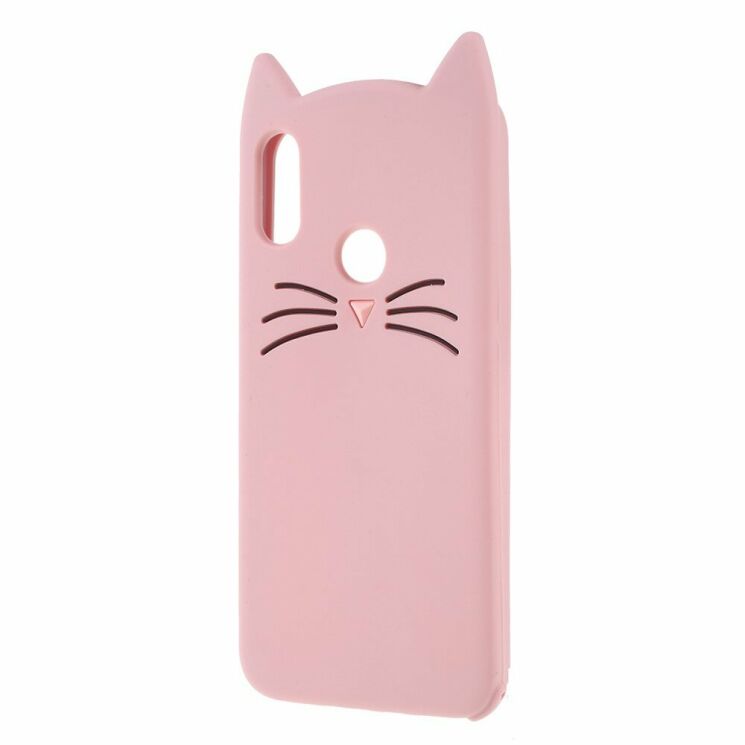 Силиконовый (TPU) чехол Deexe Cat 3D Series для Xiaomi Redmi Note 7 / Note 7 Pro - Pink: фото 2 из 3
