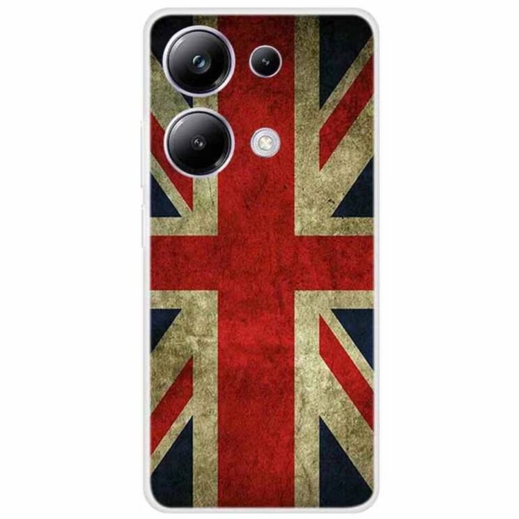 Силиконовый (TPU) чехол Deexe Life Style для Xiaomi Redmi Note 13 Pro 4G / Poco M6 Pro - UK Flag: фото 1 из 4