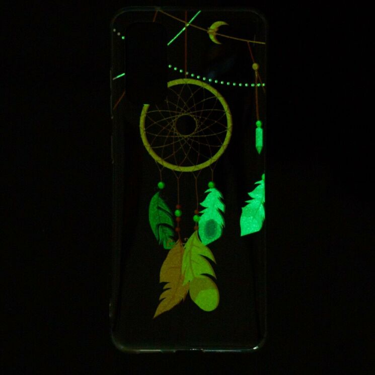 Силиконовый (TPU) чехол Deexe LumiCase для Samsung Galaxy S20 (G980) - Feather Dream Catcher: фото 7 из 7