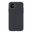Силиконовый (TPU) чехол Deexe Matte Case для Apple iPhone 11 - Black (269129B)