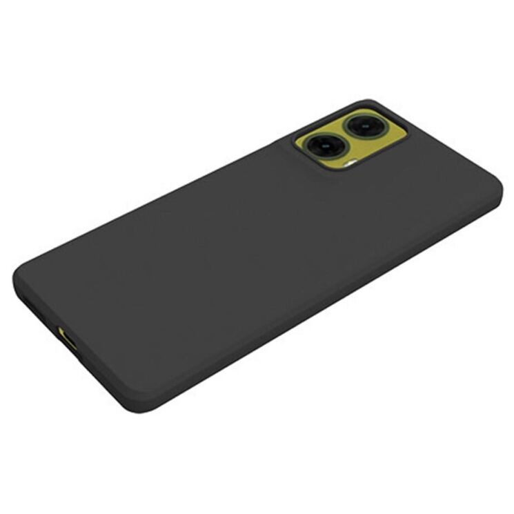 Силиконовый (TPU) чехол Deexe Matte Case для Motorola Moto G85 - Black: фото 2 из 4