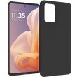 Силиконовый (TPU) чехол Deexe Matte Case для Motorola Moto G85 - Black (357002B)