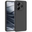 Силиконовый (TPU) чехол Deexe Matte Case для Xiaomi Redmi Note 14 4G - Black (373404B)