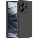 Силиконовый (TPU) чехол Deexe Matte Case для Xiaomi Redmi Note 14 4G - Black (373404B). Фото 1 из 4