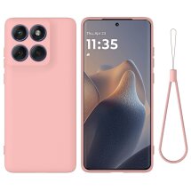 Силиконовый (TPU) чехол Deexe Silicone Case для Motorola Edge 70 Fusion - Pink: фото 1 из 9
