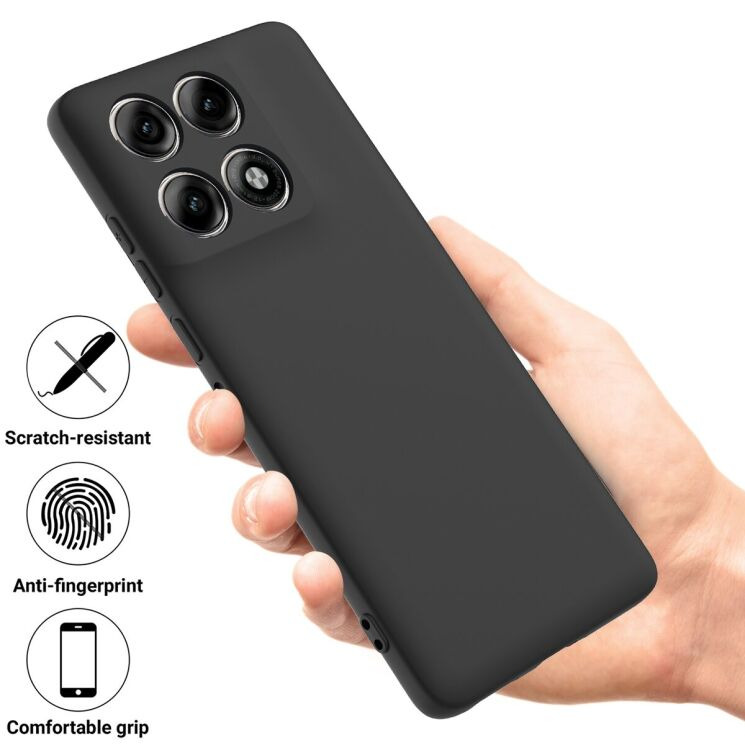 Силіконовий (TPU) чохол Deexe Silicone Case для Motorola Edge 70 Pro - Red: фото 3 з 9