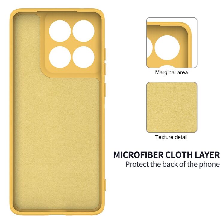 Силіконовий (TPU) чохол Deexe Silicone Case для Motorola Moto G77 - Black: фото 5 з 7