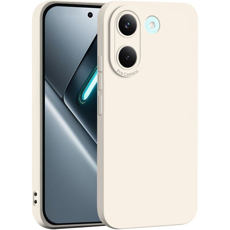 Силиконовый (TPU) чехол Deexe Silicone Case для Xiaomi Poco X8 Pro - White: фото 1 из 5