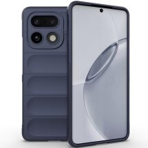 Силиконовый (TPU) чехол Deexe Terra Case для Realme 16 Pro Plus - Dark Blue: фото 1 из 5