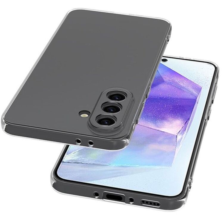 Силиконовый (TPU) чехол Deexe UltraThin для Samsung Galaxy A56 (A566) - Transparent: фото 3 из 4