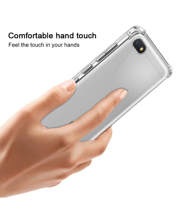Силиконовый (TPU) чехол IMAK Airbag MAX для Xiaomi Redmi 6A - Matte Black: фото 9 из 9