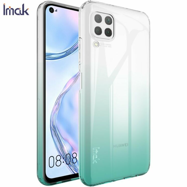 Силиконовый (TPU) чехол IMAK UX-6 Series для Huawei P40 Lite - Green: фото 2 из 14