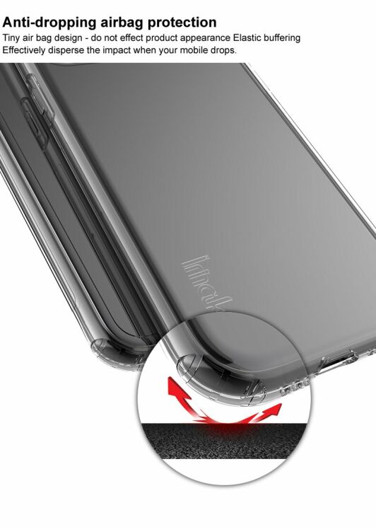 Силиконовый (TPU) чехол IMAK UX-6 Series для Huawei P40 Lite - Green: фото 8 из 14