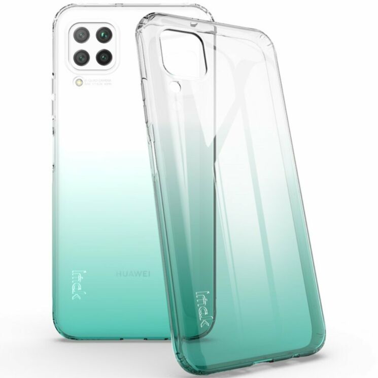 Силиконовый (TPU) чехол IMAK UX-6 Series для Huawei P40 Lite - Green: фото 1 из 14