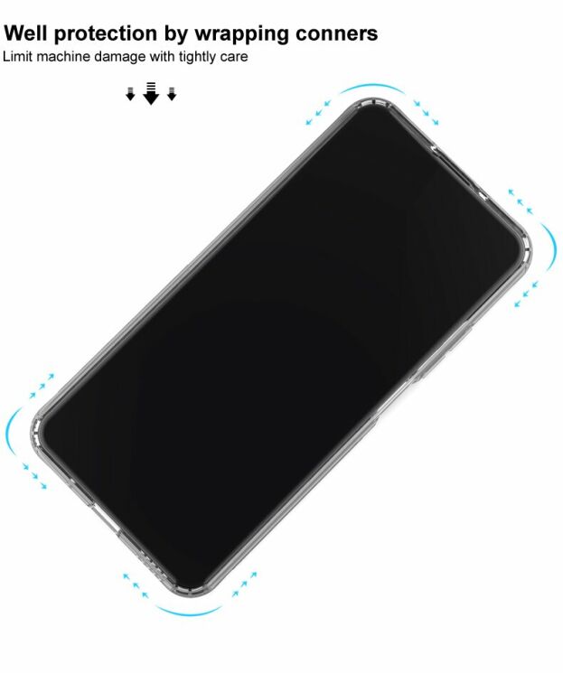 Силиконовый (TPU) чехол IMAK UX-6 Series для Huawei P40 Lite - Green: фото 10 из 14