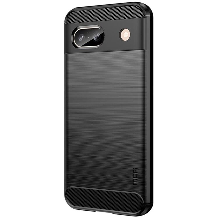Силиконовый (TPU) чехол MOFI Carbon Fiber для Google Pixel 8A - Black: фото 2 из 9