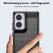 Силиконовый (TPU) чехол MOFI Carbon Fiber для Motorola Edge 50 Fusion - Red (354222R). Фото 8 из 12