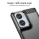 Силиконовый (TPU) чехол MOFI Carbon Fiber для Motorola Edge 50 Fusion - Red (354222R). Фото 5 из 12