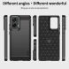 Силиконовый (TPU) чехол MOFI Carbon Fiber для Motorola Edge 50 Fusion - Red (354222R). Фото 10 из 12