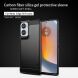 Силиконовый (TPU) чехол MOFI Carbon Fiber для Motorola Edge 50 Fusion - Red (354222R). Фото 3 из 12