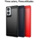 Силиконовый (TPU) чехол MOFI Carbon Fiber для Motorola Edge 50 Fusion - Red (354222R). Фото 9 из 12