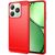 Силіконовий (TPU) чохол MOFI Carbon Fiber для Realme C63 / C61 / Note 60x - Red: фото 1 з 9