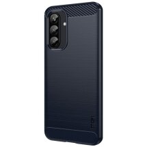 Силиконовый (TPU) чехол MOFI Carbon Fiber для Samsung Galaxy A26 (A266) - Blue: фото 1 из 10