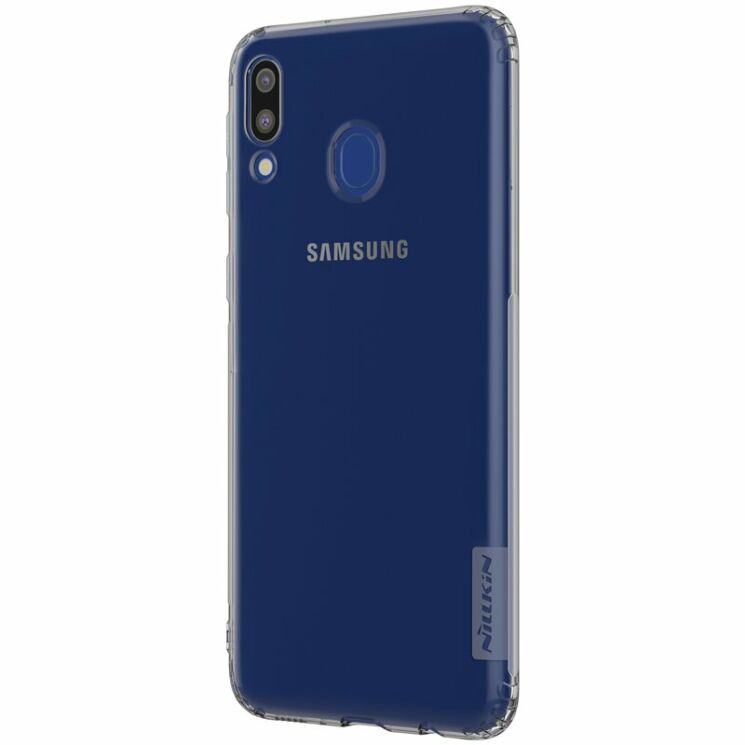 Силиконовый (TPU) чехол NILLKIN Nature для Samsung Galaxy M20 (M205) - Grey: фото 4 из 13