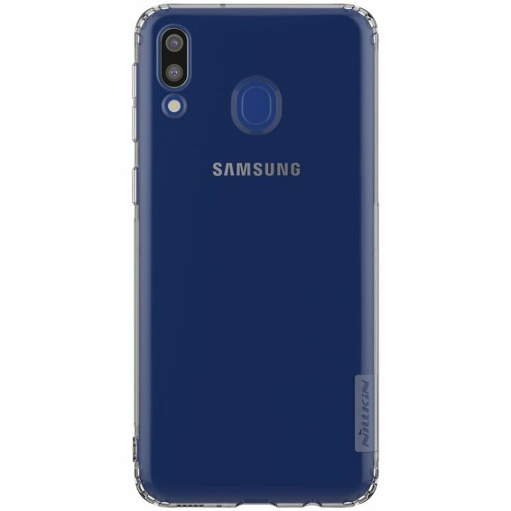 Силиконовый (TPU) чехол NILLKIN Nature для Samsung Galaxy M20 (M205) - Grey: фото 3 из 13
