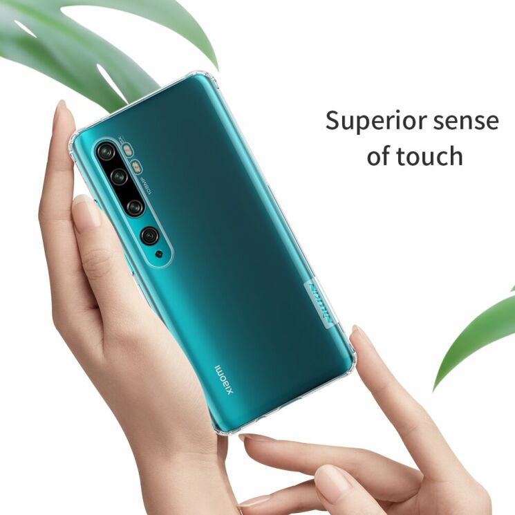 Силиконовый чехол NILLKIN Nature TPU для Xiaomi Mi Note 10 Pro / Mi Note 10 - Transparent: фото 5 из 18