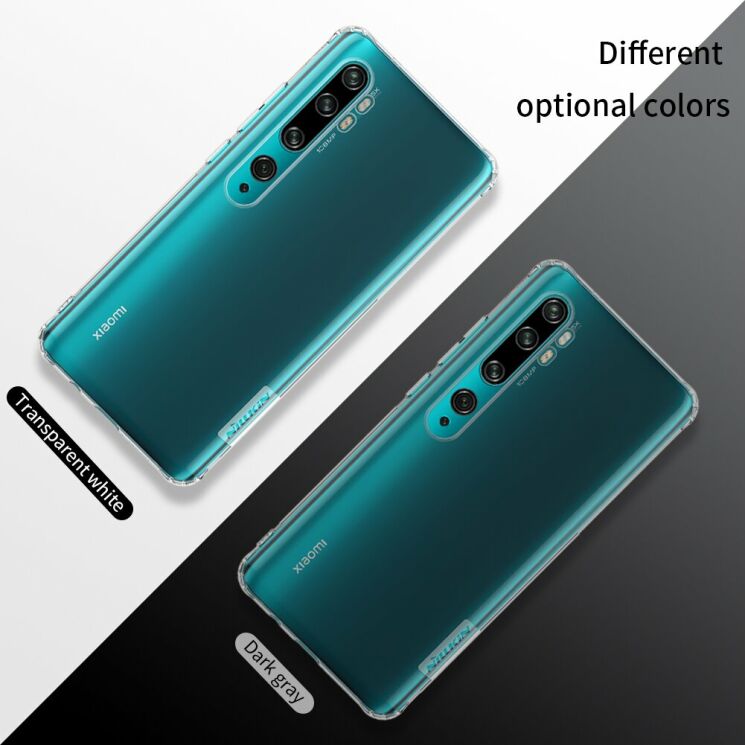 Силиконовый чехол NILLKIN Nature TPU для Xiaomi Mi Note 10 Pro / Mi Note 10 - Transparent: фото 15 из 18